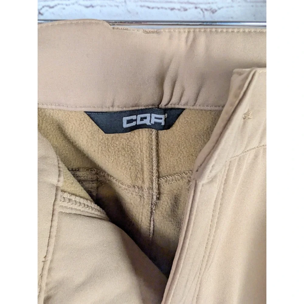 CQR NWT Men's Winter Tactical Pants Coyote Tan Size 36X 30 Polyester - Picture 5 of 9